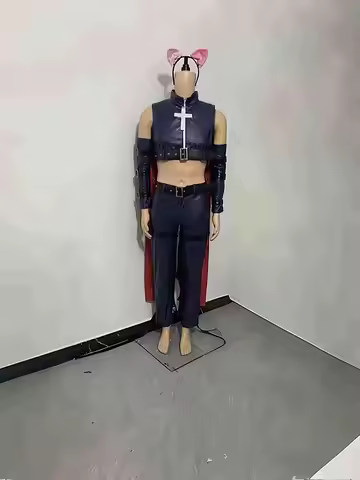 Costume de Cosplay Anime Shugo Chara Tsukiyomi Ikuto, Uniforme en Cuir PU sur Mesure, Costume d'Hall