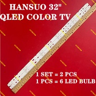 NEW 2 PCS QLED TV HANSUO 32" QLED COLOR TV LED TV BACKLIGHT QLED TV