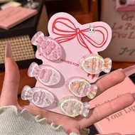 Transparent 3D Fish Shaped Bangs Hair Clip - Cute Glitter Acrylic Plastic Hair Clip HH010