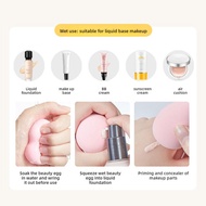 12-piece Set Powder Puffs Beauty Sponges Cushion Makeup Applicators Suitable For Both Dry And B4j0