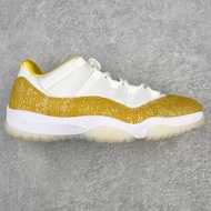Air Jordan 11 低幫 黃鱗 (Yellow Snakeskin) AH7860-107 36-46碼