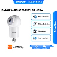 MeeGoo Smart WiFi Bulb Camera 4MP HD 360° Panoramic Monitoring Auto Tracking CCTV Security Cameras