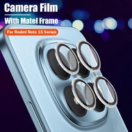 For Redmi 15R 15C 15 5G 4G Aluminum Alloy Camera Lens Tempered Glass Film For Redmi Note 15R 15Pro+ 