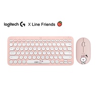 Logitech K380 M350 Wireless Keyboard Mouse, Line Friends combo, Logitech combo cony, Bluetooth Keybo