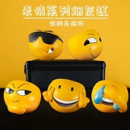 [New Product Hot Sale] [New Style Hot Sale] Creative Cute Cartoon Mini Emoticon Ashtray Home Living Room Office Unique Trendy Desktop Decoration