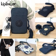 กระเป๋าสะพายข้าง KIPLING Tally crossbody phone bag กระเป๋าใส่โทรศัพท์ วัสดุ Nylon+ซับใน Polyester (แบรนด์แท้outlet)