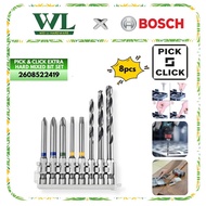 BOSCH 2608522419 65mm Pick & Click HSS Impact Bit Set 8pcs/Drill Bit Set/Skru Bit Set/Mini Skru