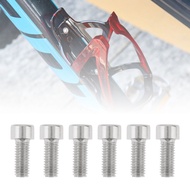 6pcs 5/32 x 15/32inch (5MM x 12MM) Stainless Steel Hexagon Screws for Bike Water Cage Holder