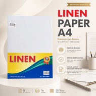 LINEN PAPER 200GR WHITE A4/ 100 A4 SIZE LINEN PAPER A4 Paper