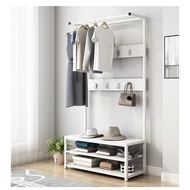 TF1004D Cloth Wardrobe /Storage Cabinet Hat Bag Rack Modern Style MDF (L80 x W34 x H170cm)