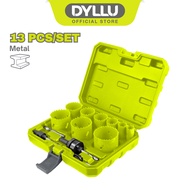 DYLLU Bi-Metal Hole Saw Set (13 Pcs/19-64mm) DTKJ3413