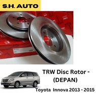 TRW Disc Rotor Front Toyota Innova 2013~2015 (1 Pasang) - DEPAN