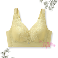 Thin Span Cotton Lace Push Up Bra (LYLA) Cup BC 36 - 44 Saiz Besar Baju Dalam Wanita Tanpa Dawai Spa