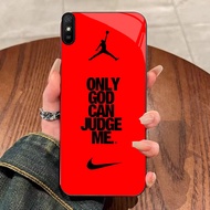 BK-14 Jordan Glass Casing for Xiaomi Redmi Note 9i 7 9A Pro