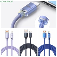 AQUAEDGE 120W 6A Fast Charging Wire, USB C USB Type C 120W USB Type C Cable, Type C Cable 120W 6A Su