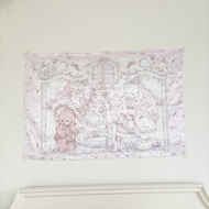 Mocorie - Choveries Coquette Wall Decor Coquette Ribbon Bow Wall Decor/ Coquette Fabric Poster/