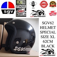 100% ORIGINAL SGV62 HELMET SPECIAL SIZE XL 62CM BLACK BLUE