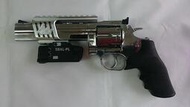 【 賀臻生存遊戲 】Dan Wesson 左輪手槍CO2動力SBAL-PL紅雷射LED槍燈戰術魚骨