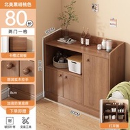 茶水櫃 客廳靠牆置物櫃 落地雜物收納櫃 小立櫃 餐邊櫃 靠牆一體儲物櫃（平行進口）（快遞送貨上門）