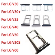 Sim Card Tray Holder For LG V30 V30Plus V30+ V35 V40 V50 V50S V60 Sim Card Board Micro SD Card Reade