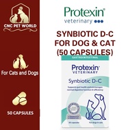 【PROTEXIN】SYNBIOTIC D-C FOR DOG & CAT | 50 CAPSULES | High-level Probiotics and Prebiotics