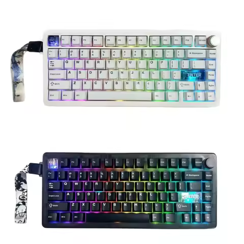 QK75 Mechanical Keyboard with Programmable and Sound Dampening