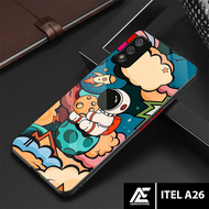 Case ITEL A26 - Casing ITEL A26 Case 4D Terbaru 2022 AEROSTORE.ID [ ASTRONOT ] Soft Case Glass ITEL 