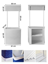 booth Lowest price table plastic exhibition booth counter booth Easy to install very sturdy and not 
