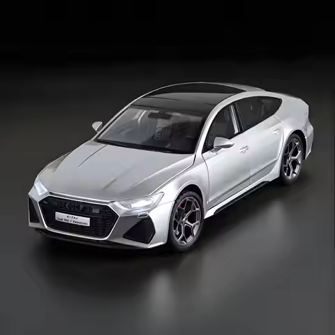 1:24 Audi RS7 Sportback All New Luxury Medium and Large Cars Alloy Diecast Model Car Sound & Light H