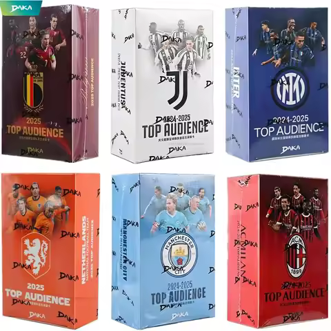 2025-2026 Daka Messi Mbappe Yamal Football Collection Card Real Madrid Barcelona Manchester Juventus