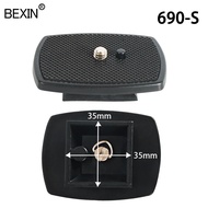 Dslr Quick Release Plate แผ่นขาตั้งกล้องขาตั้งกล้องอะแดปเตอร์สกรู 1/4 สำหรับ Yunteng Velbon 690 590 