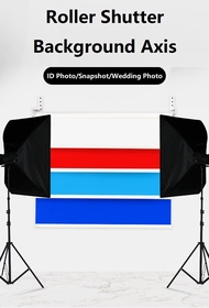 Selens Photography ID Photo Background Axis Red Blue Registration Backdrop Cloth Kit L Bracket For ID Wedding Interview Photo Shooting