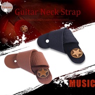 PEWANYMX Guitar Neck Strap Universal Guitar Accessories Acoustic Guitar Headstock Button Lock Ukulele Leather Guitar Strap