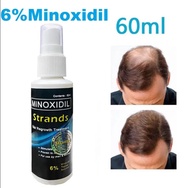 Minoxidil Strands 6% Minoxidil Topical Solution (60ml per bottle) Hair Grower beard Grower