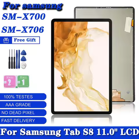 11.0 inches For Samsung Tab S8 SM-X700 Display+Touch Screen Digitizer Assembly For Samsung Tab S8 SM