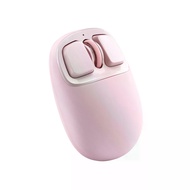 YUNZII C1 Wireless Mouse, 6 Levels DPI Optical Tracking, Silicone Customize Tri-Mode 2.4G/USB-C/ Blu