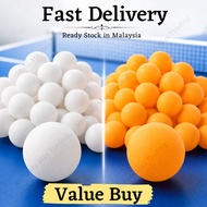 50pcs 40mm Table Tennis Balls Ping Pong Ball Bola Training PP Material White Orange 乒乓球