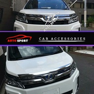 Toyota Voxy 80 DL Bonet Hood Chrome Front Bonnet Cover Front Girll Cover Trim Garnish Protection Car ACcessories