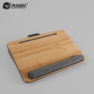 Bamboo lap table, portable small table for use on the lap, dormitory bed, car-mounted pillow table, 