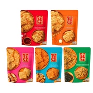 Chao Sua Cracker Series Seaweed/Spicy/Straw/Roasted Squid 80g Pork Floss Chips Series Original Flavor/Seaweed Flavor/Spicy Flavor/Shrimp Flavor/Grilled Squid Flavor