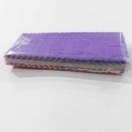 Colorful crepe paper, cut crepe paper, decorative crepe paper, birthday decoration paper