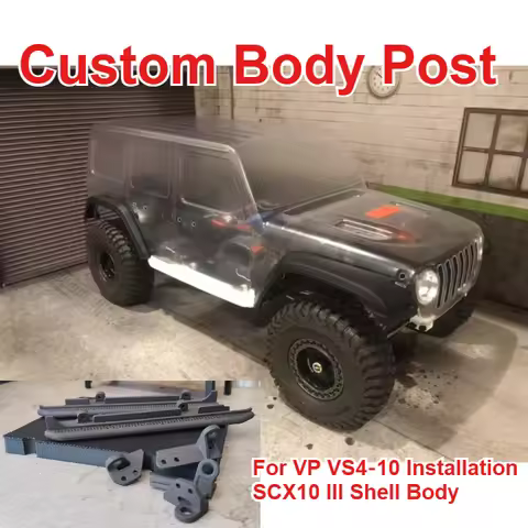 For VP VS4‑10 Installation SCX10 III Shell Body Post Custom Model Number Decorative Styling Decor Up
