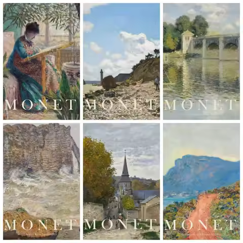 1000Pieces Jigsaw Puzzle Claude Monet Famous Impressionist Art For Adults Great Weekend Relaxation A