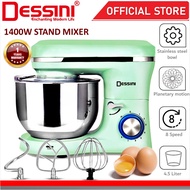 DESSINI ITALY 8 Speed Electric Stand Mixer Egg Beater Blender Grinder Dough Whisk Mesin 4.5L Bowl Pengadun Bancuh Telur