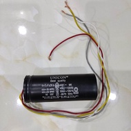 Capacitor Mesin Cuci Sanken, Philips dan MULTI 4+8 Mikro UNICON 4uF + 8uF Kapasitor Mesin Cuci