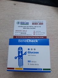 Que thử Glucose máy đo Benecheck 3in1 (50 que)