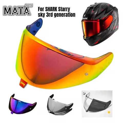 For SHARK Multicolor Visors 3rd Generation, Skwal 2nd Generation Skwal I3, D-Skwal3, Ridill 2 Helmet