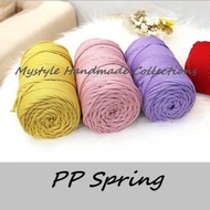 Benang PP Spring 4mm 300g High Quality Thick Rope Yarn, DIY Bag Accessories Crochet Thread for Handm