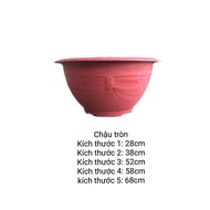 T35cm water lotus pot, non-perforated pot, fish pot