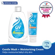 [Bundle of 2] EGO QV Baby Gentle Wash 250g + QV Baby Moisturising Cream 100g